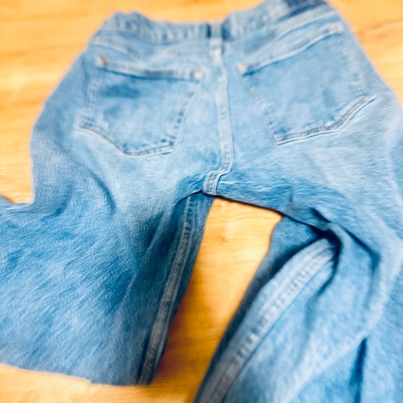 Abercrombie & Fitch 90s low rise Medium Blue baggy Jeans 25 long curve love - Picture 3 of 3